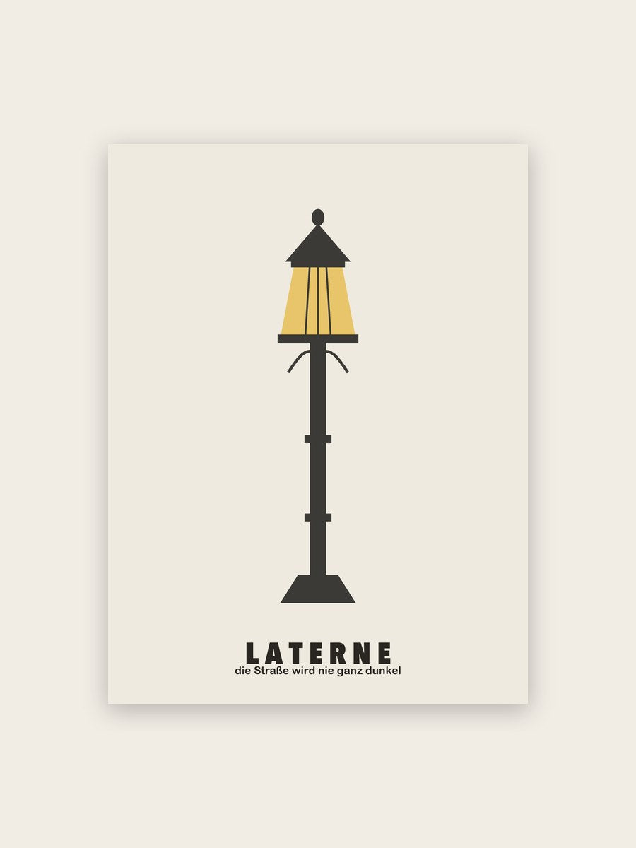 Straßenlaterne Poster