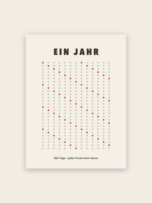 Ein Jahr Poster Punkte