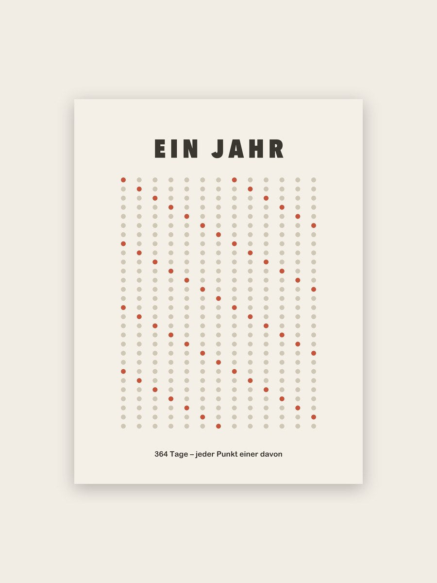 Ein Jahr Poster Punkte