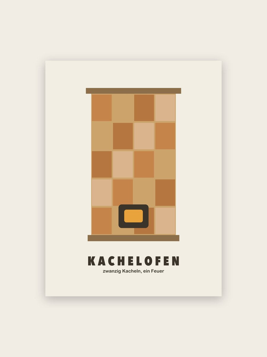Kachelofen Poster