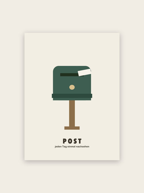 Briefkasten Poster