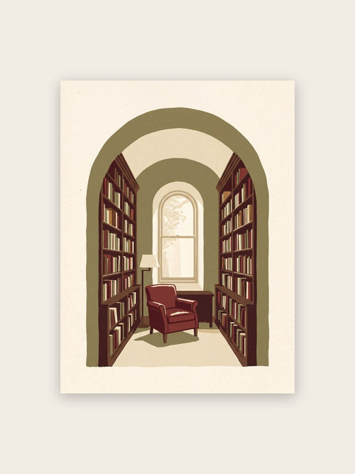 Bibliothek Poster Bogen