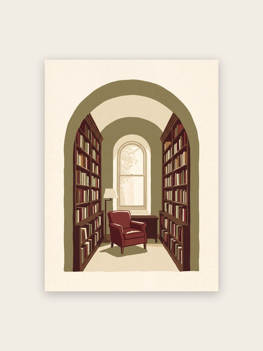 Bibliothek Poster Bogen