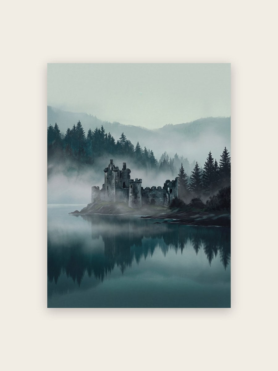 Burgruine Poster Malerisch