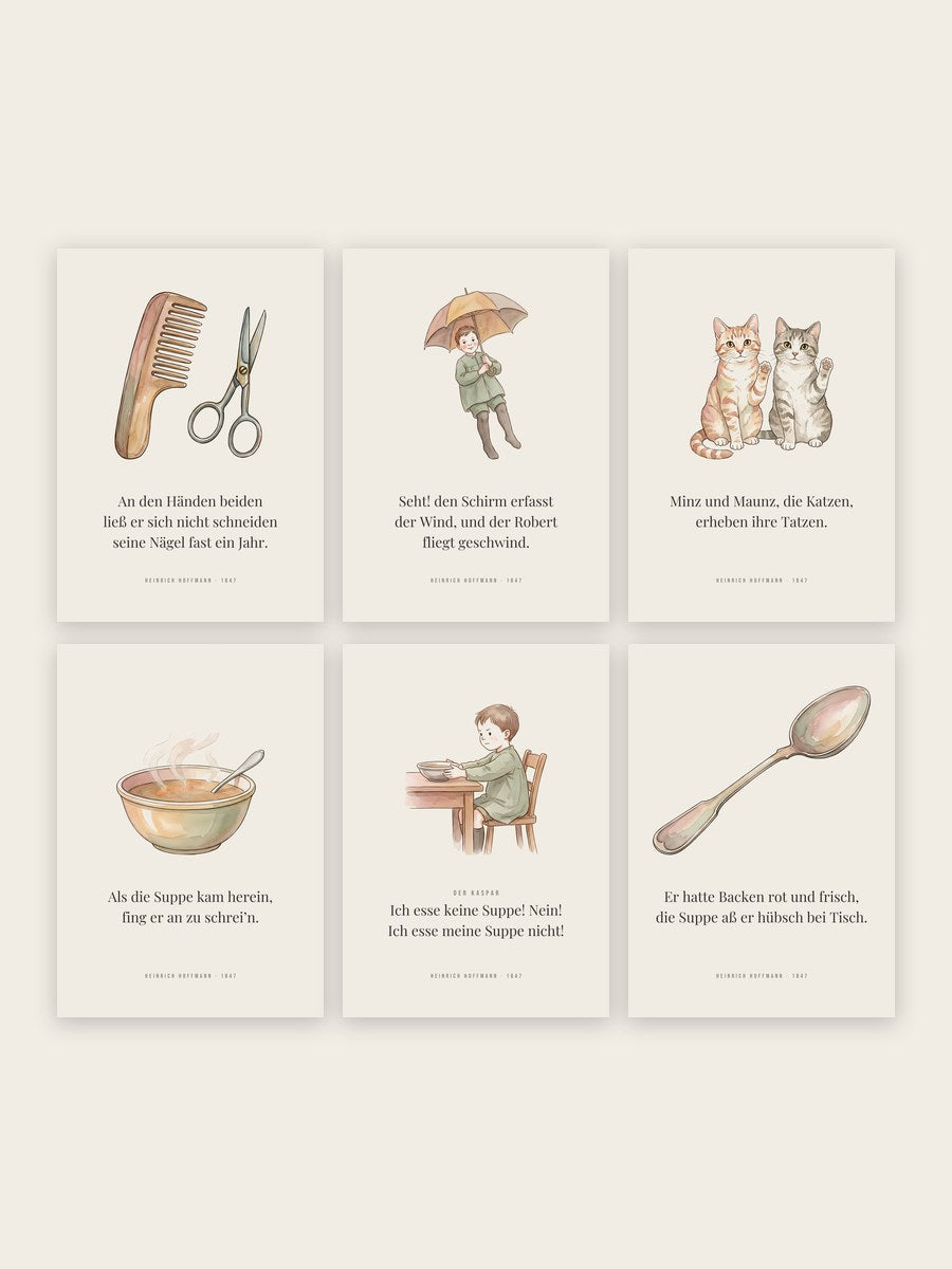 Struwwelpeter 6er-Set