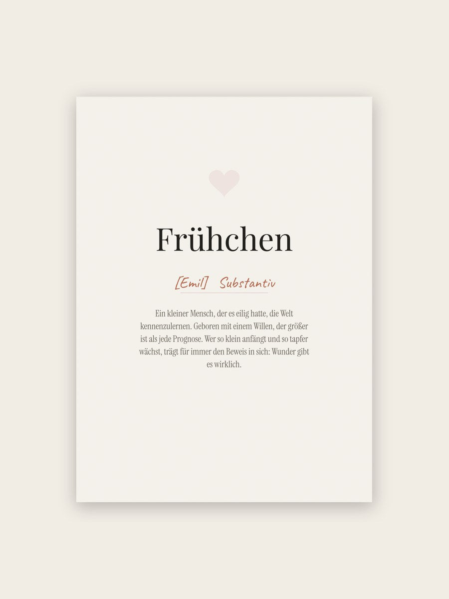 Frühchen (Definition)