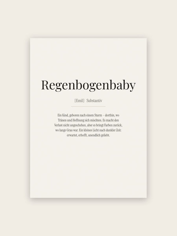 Regenbogenbaby (Definition)
