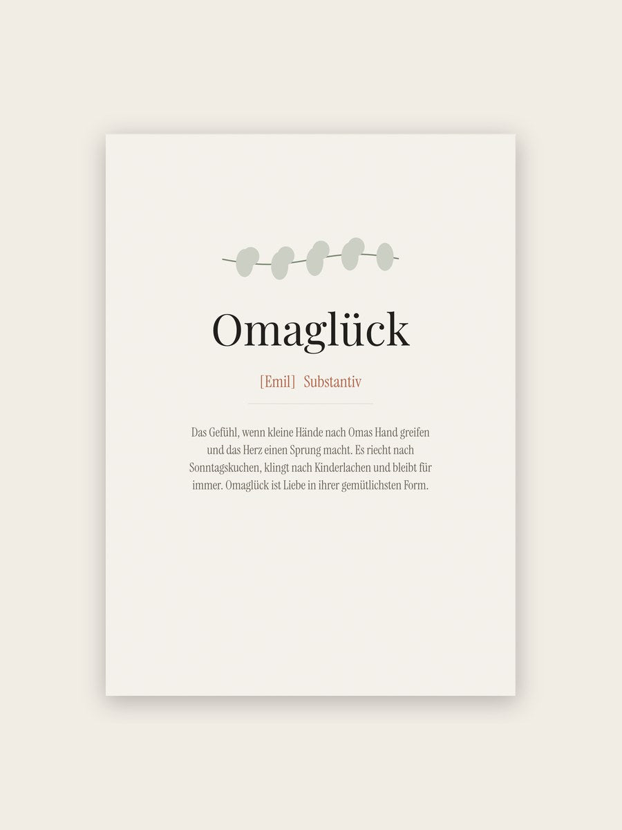 Omaglück (Definition)