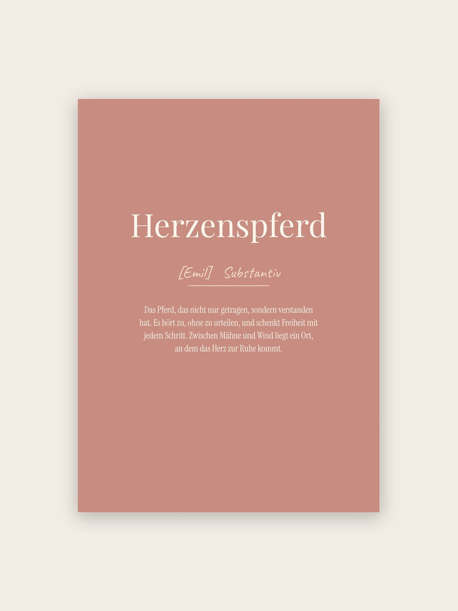 Herzenspferd (Definition)