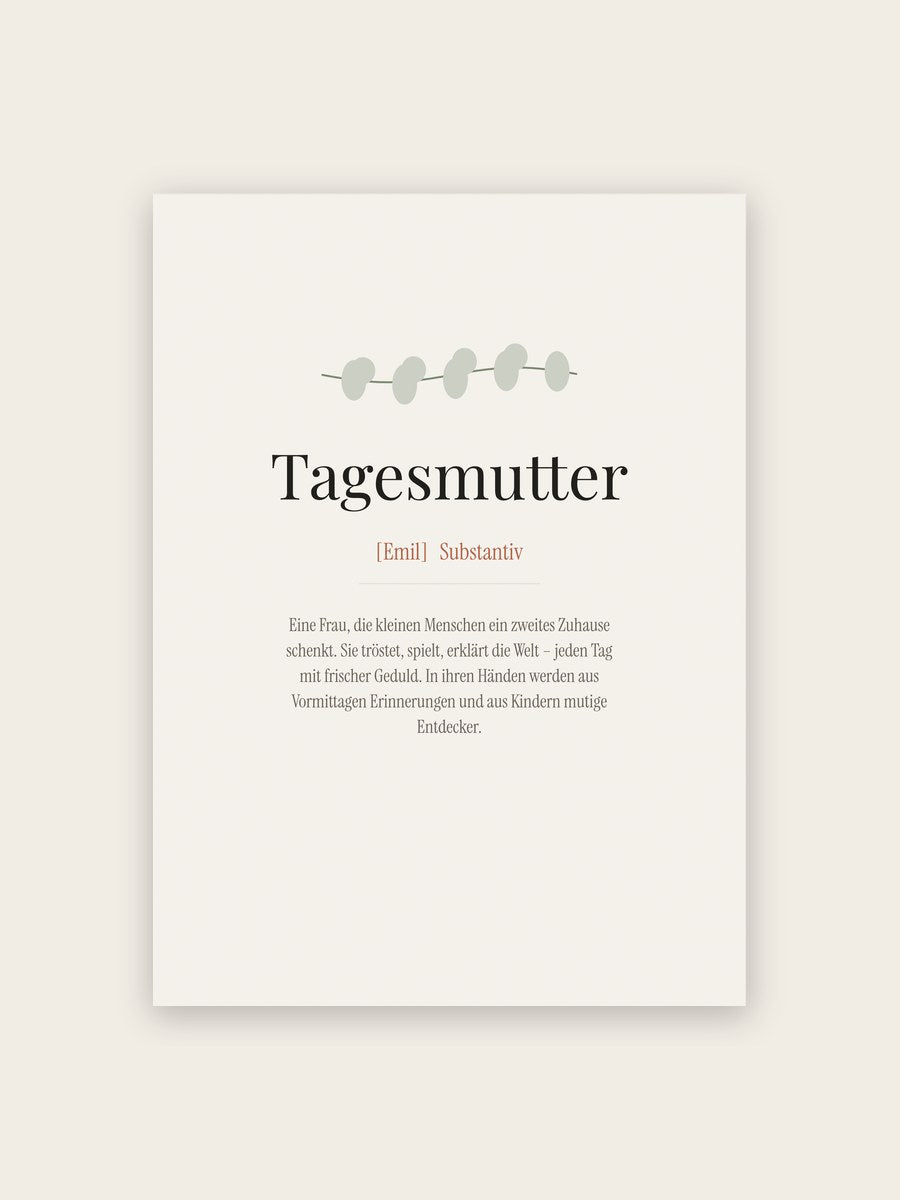 Tagesmutter (Definition)