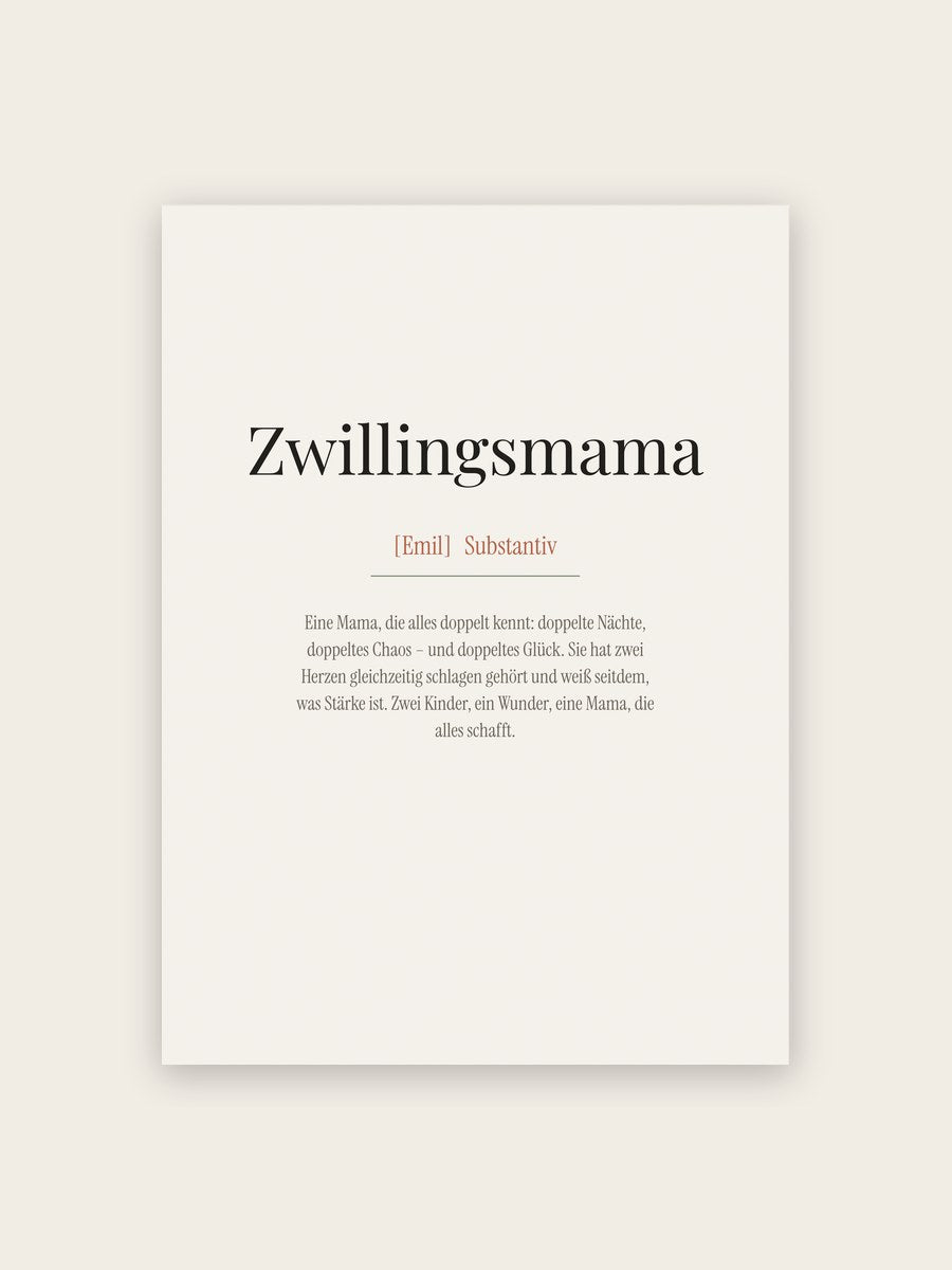 Zwillingsmama (Definition)