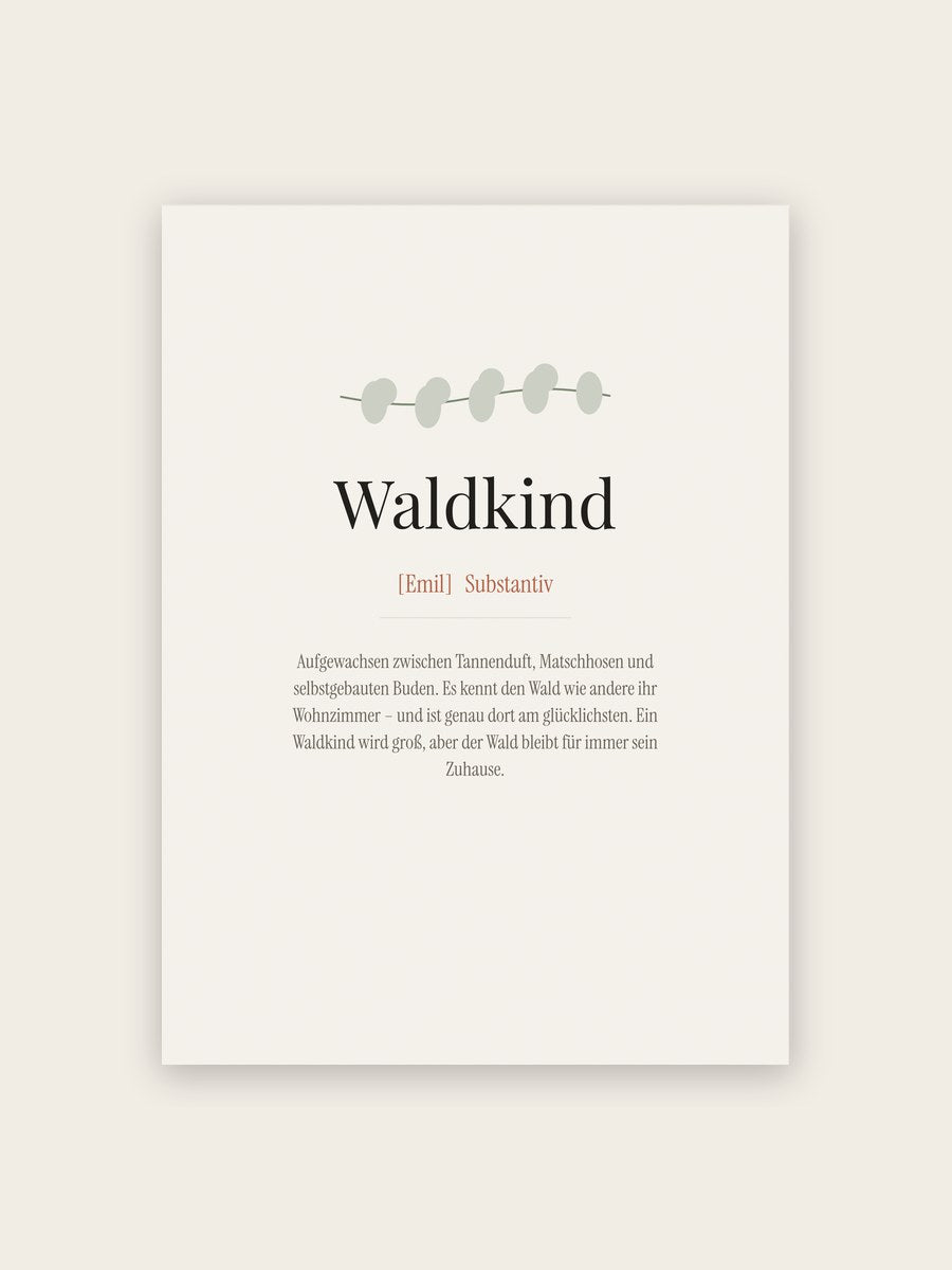 Waldkind (Definition)
