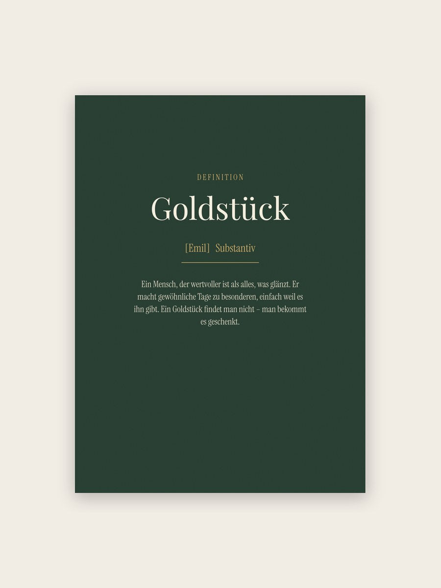 Goldstück (Definition)