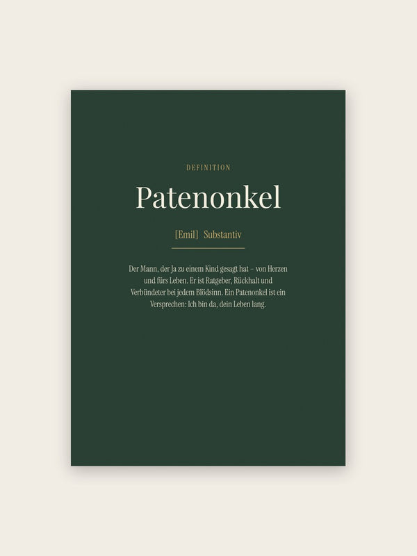 Patenonkel (Definition)
