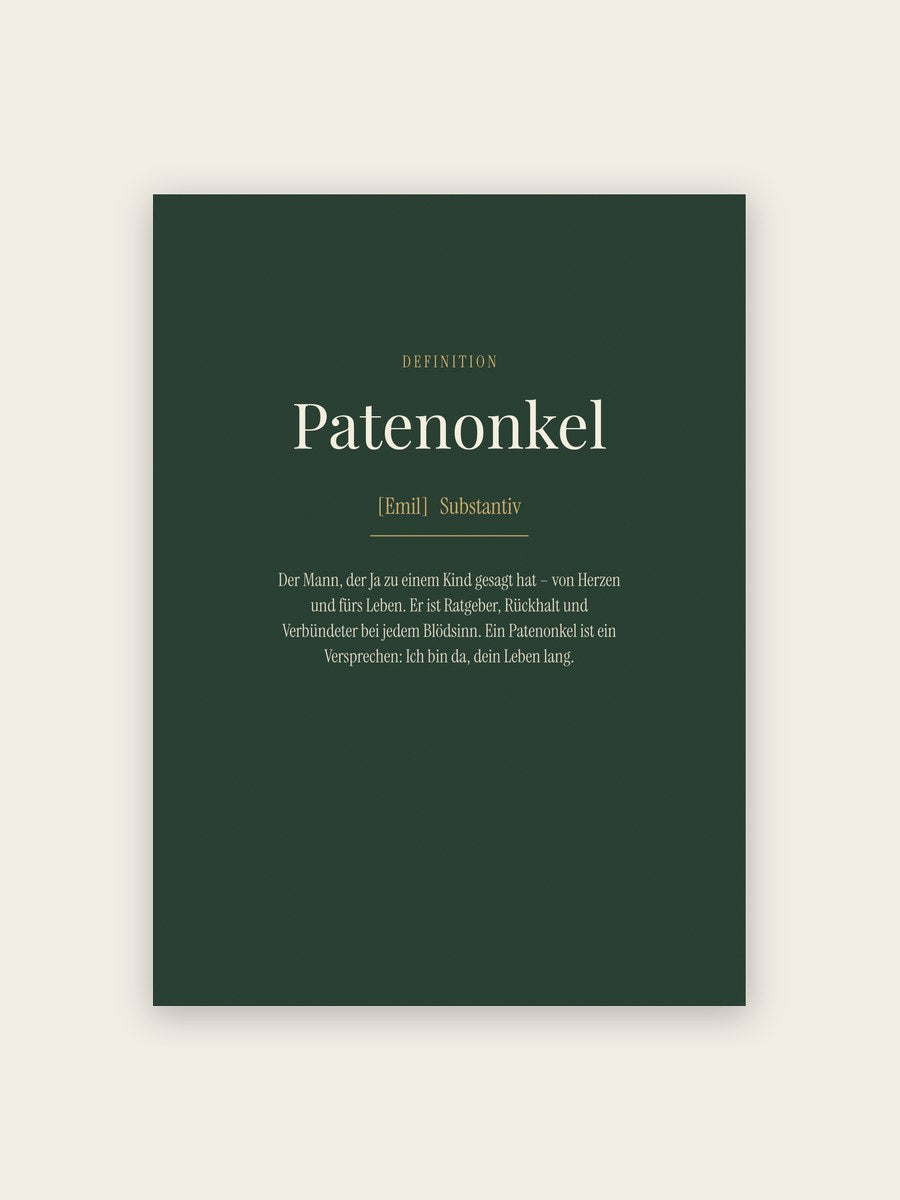 Patenonkel (Definition)