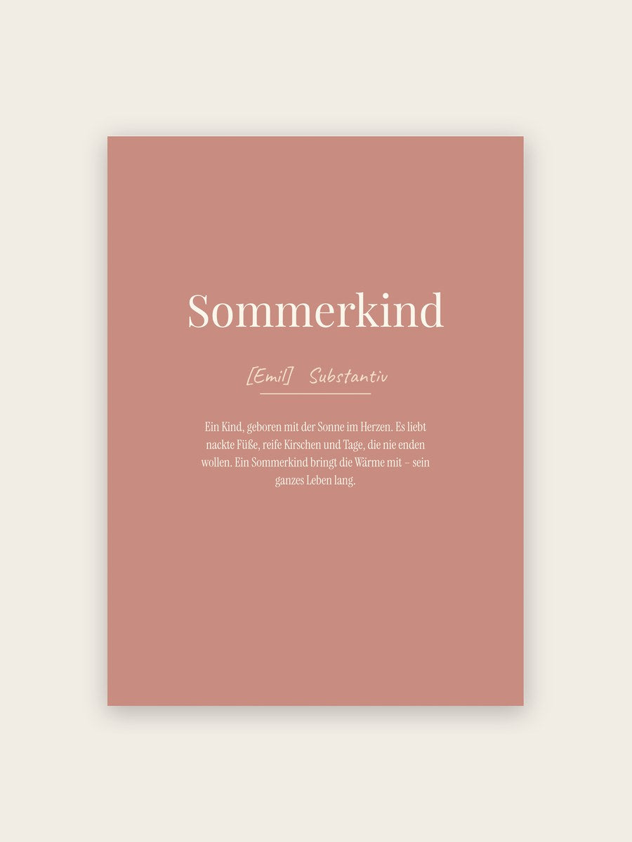 Sommerkind (Definition)