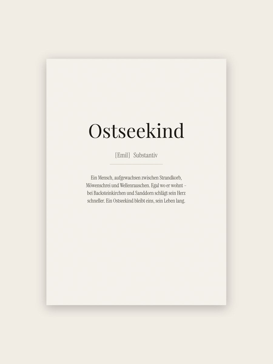 Ostseekind (Definition)