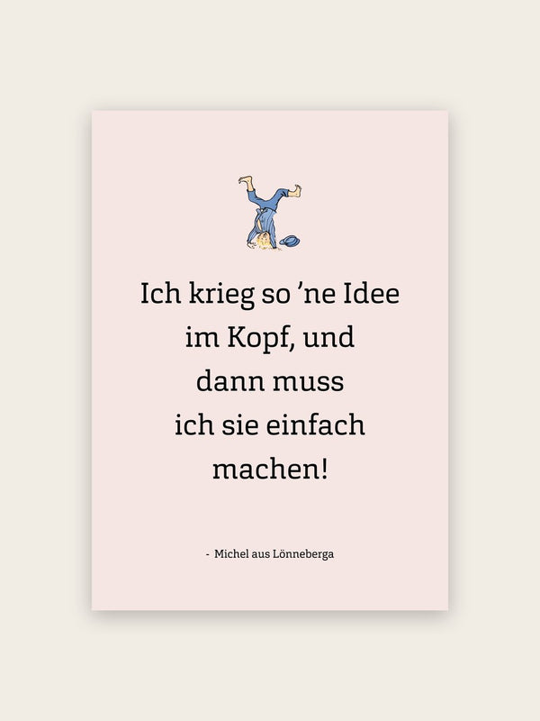 Michel – Idee im Kopf
