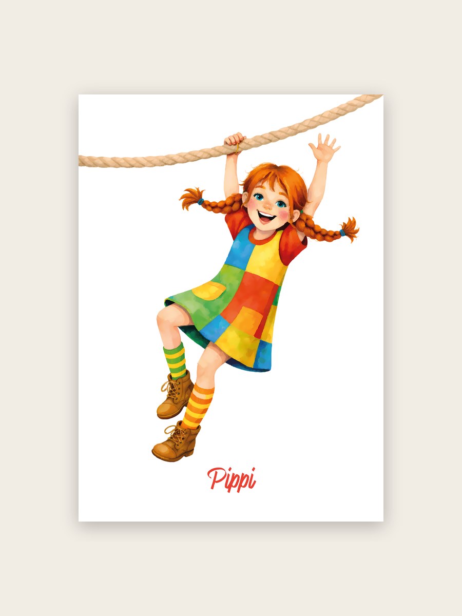 Pippi am Seil