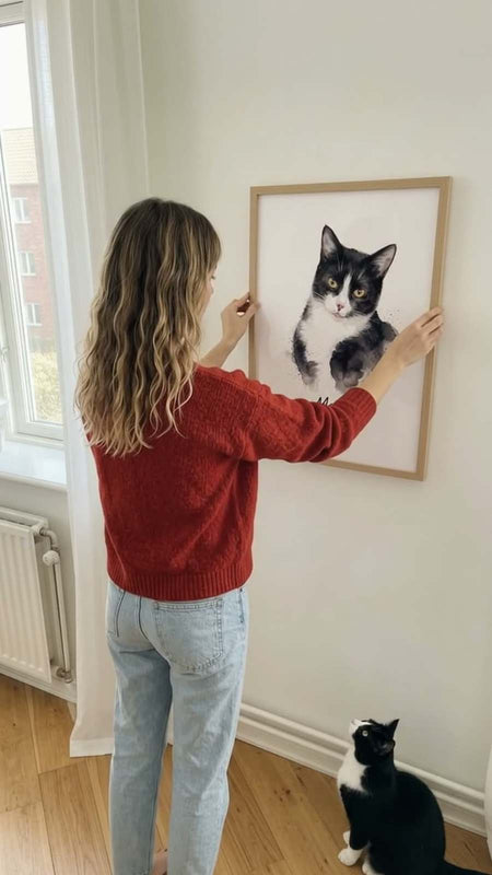 An der Wand