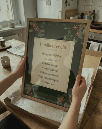 Beispielfoto: Hausregeln mit Familienname