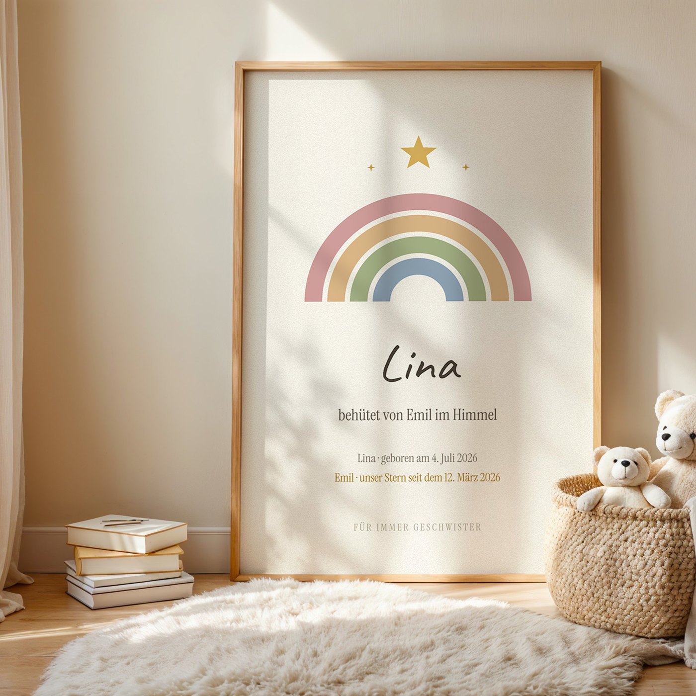 Siblings – "Regenbogen und Stern" (Rainbow and star)