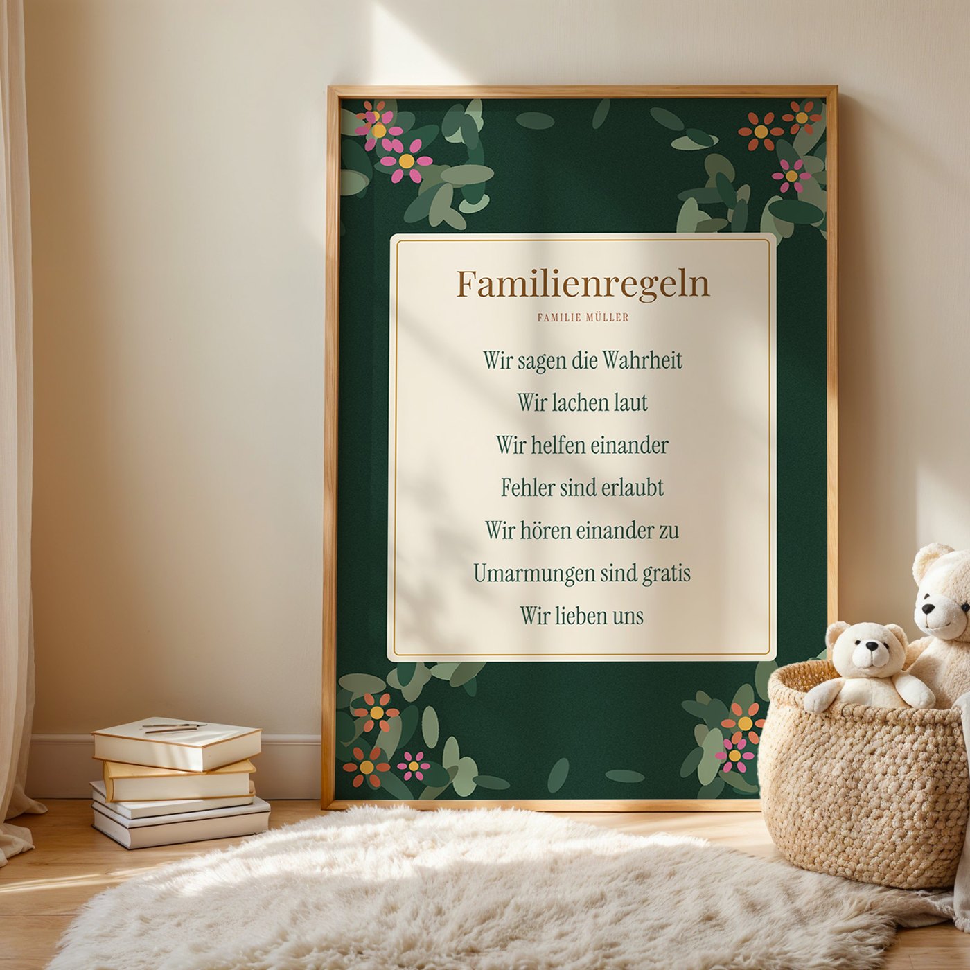Hausregeln mit Familienname