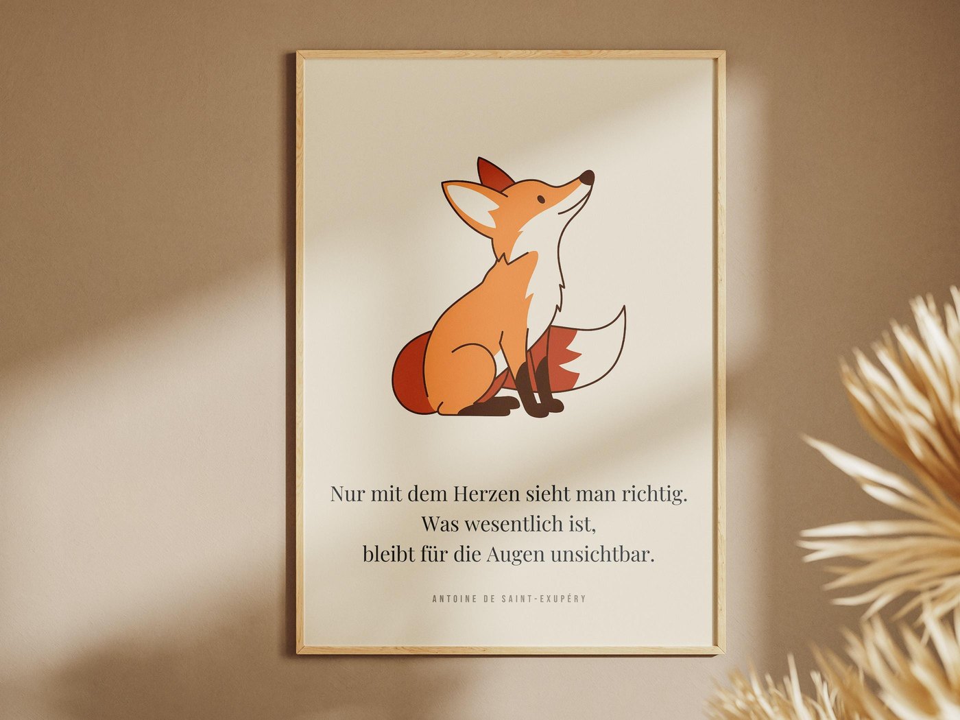 Kleiner Prinz 6er-Set – Fuchs & Rose – inspiriert von Der kleine Prinz Ansicht 3