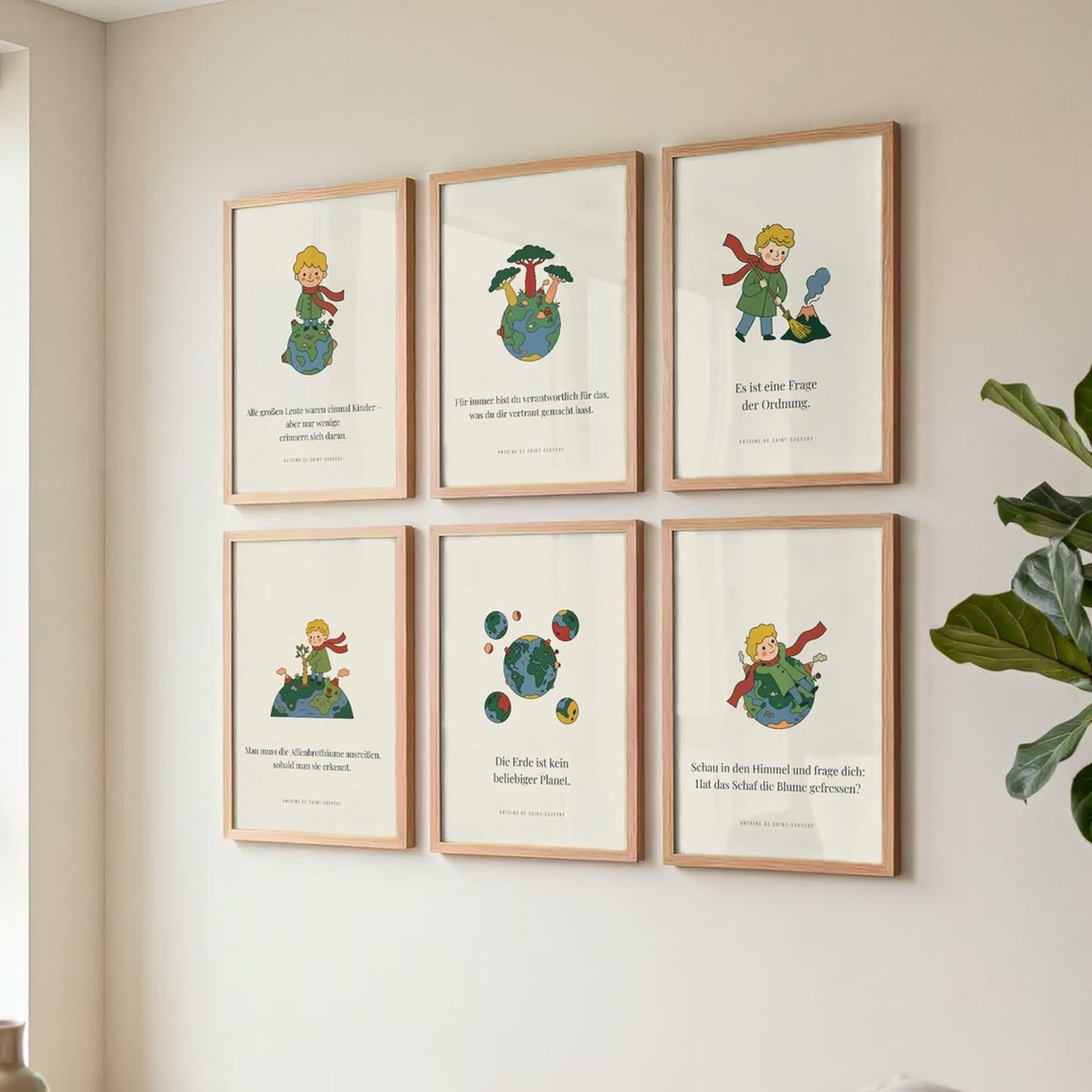 Kleiner Prinz 6er-Set – Kleiner Planet Ansicht 3