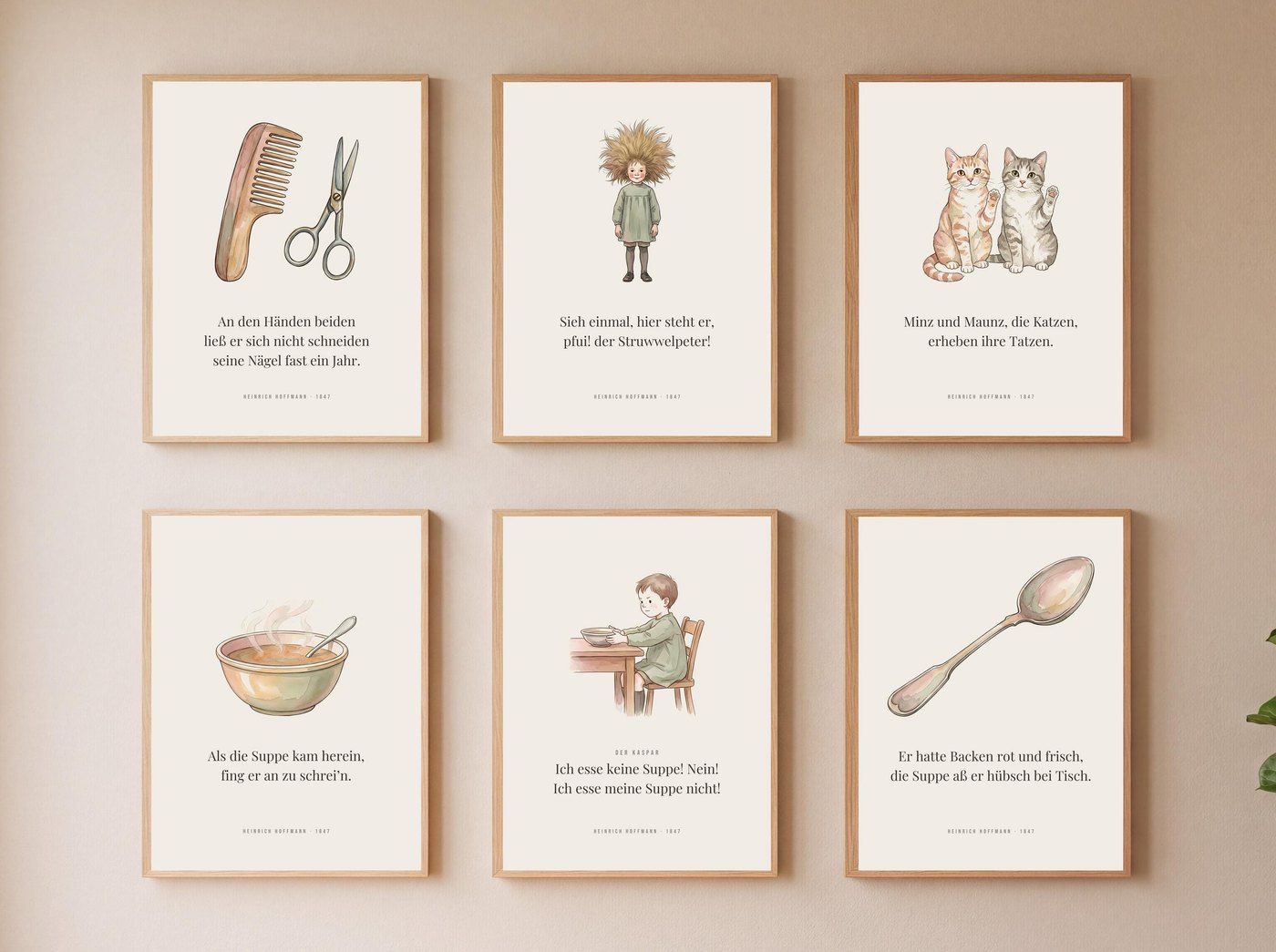 Struwwelpeter 6er-Set Ansicht 2