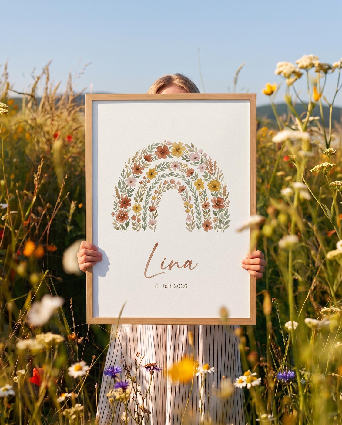Regenbogenbaby – Blumen-Regenbogen Ansicht 2