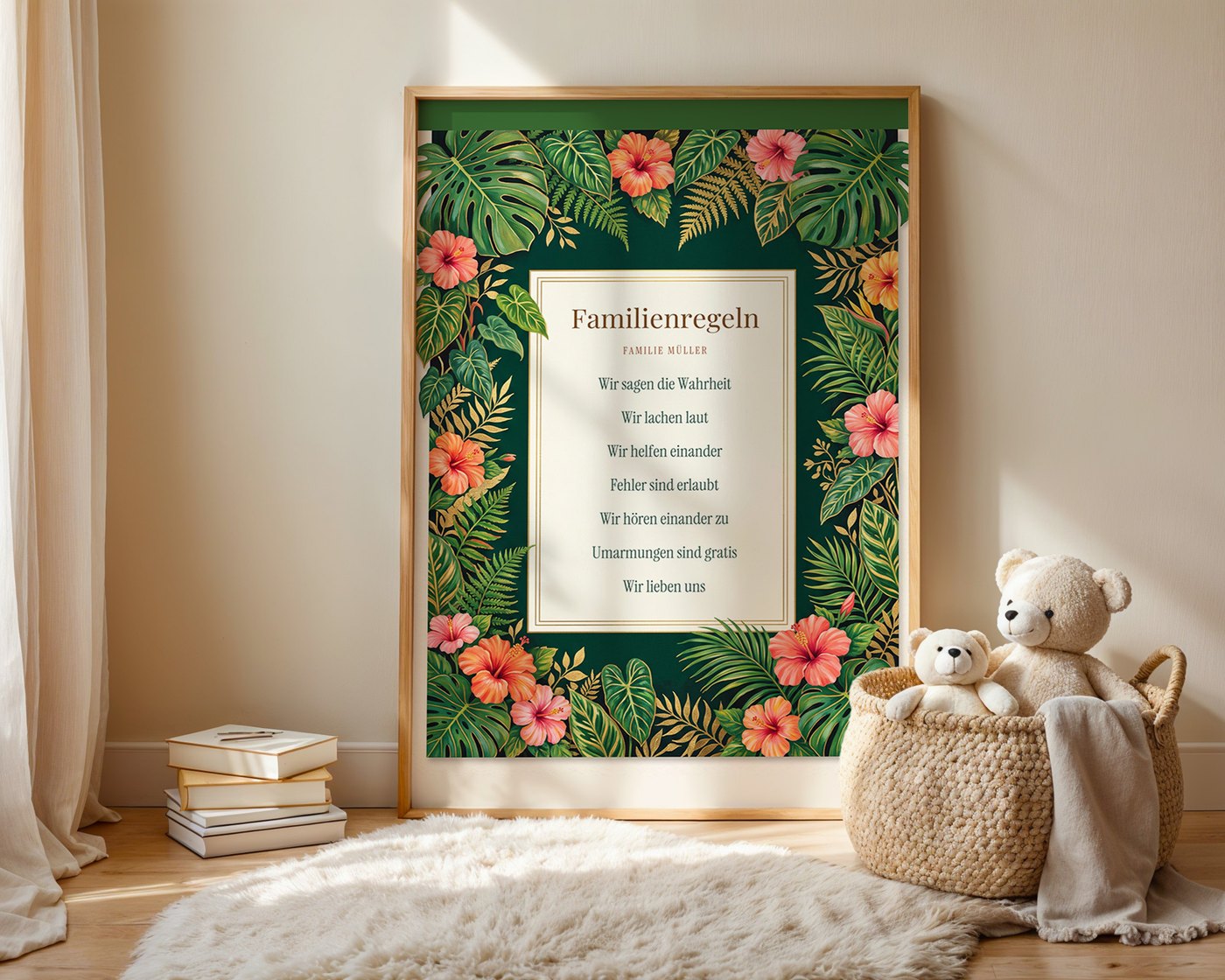 Hausregeln mit Familienname Ansicht 2