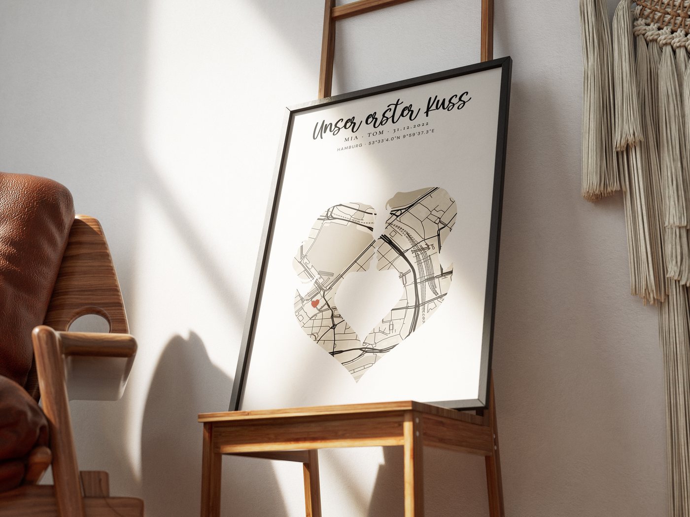 Karten-Poster „Paar-Silhouette“ Ansicht 6