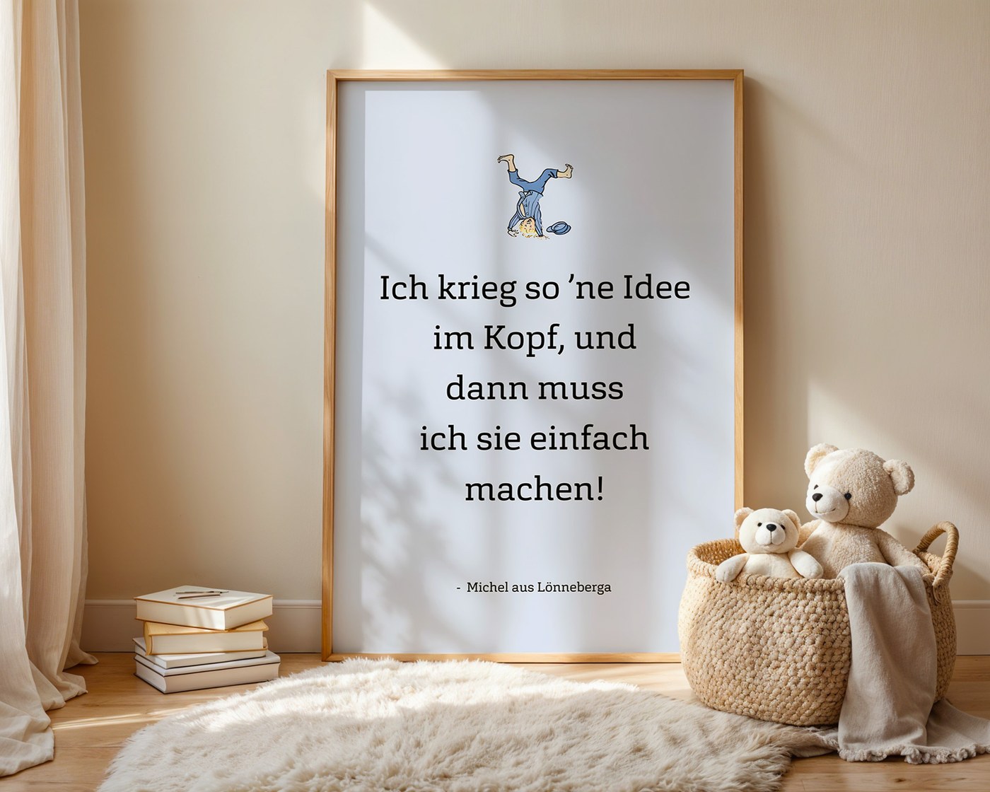 Walleria poster in the kids' room, view 10