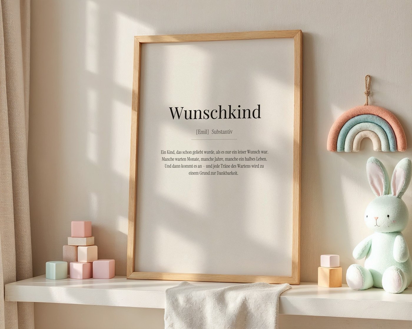 Poster von Walleria im Kinderzimmer, Ansicht 4