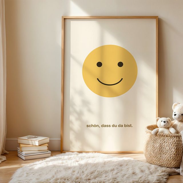 Smiley im Kinderzimmer
