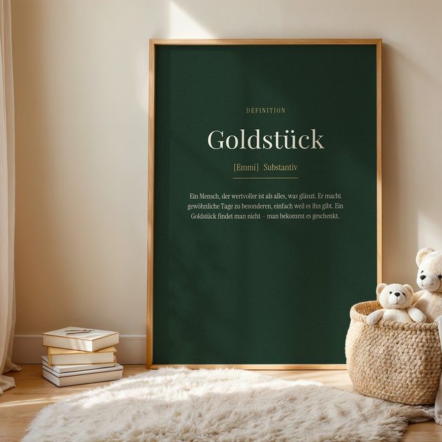 Goldstück (Definition) im Kinderzimmer