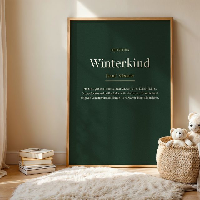 Winterkind (Definition) im Kinderzimmer