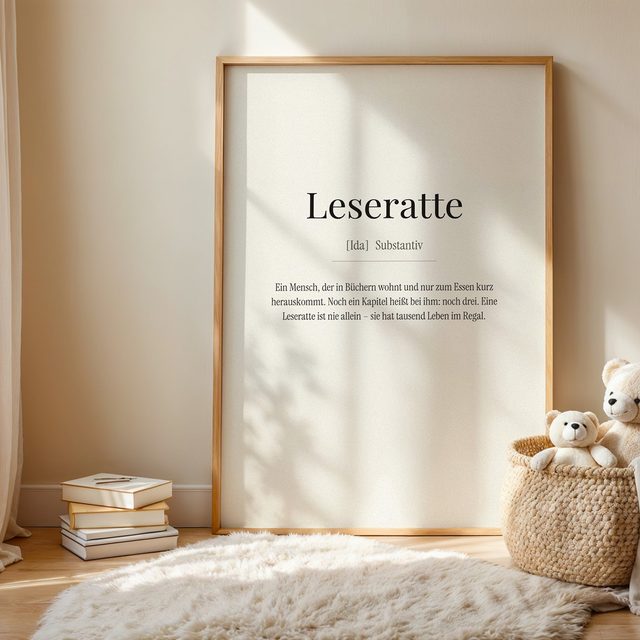 Leseratte (Definition) im Kinderzimmer