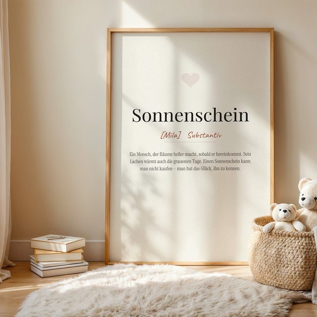 Sonnenschein (Definition) im Kinderzimmer