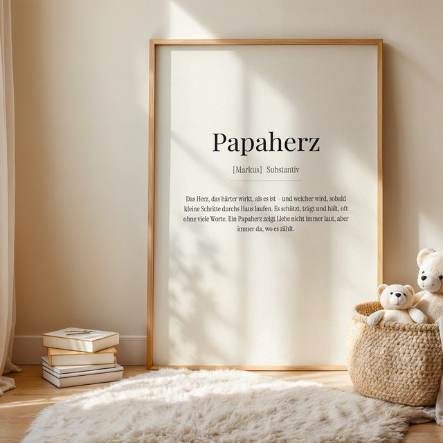 Papaherz im Kinderzimmer