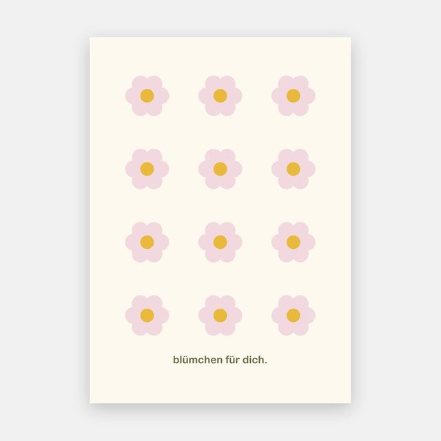 Blümchen für dich – Motiv