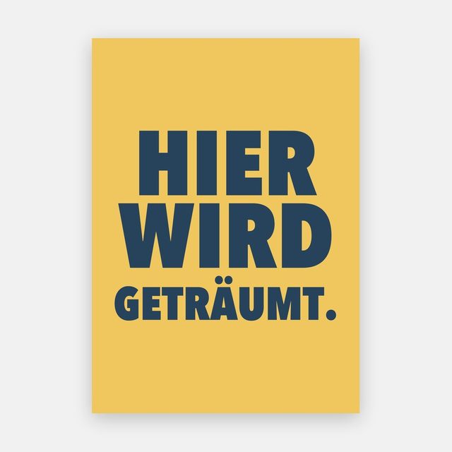 Hier wird geträumt – Motiv