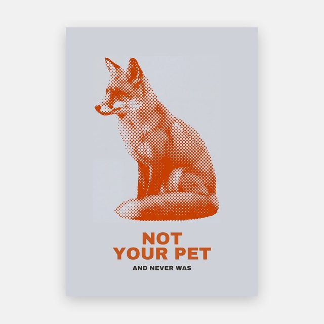 „Not Your Pet Fuchs“ – Design