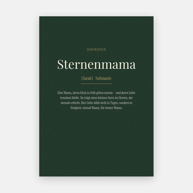 Sternenmama (Definition) – Motiv