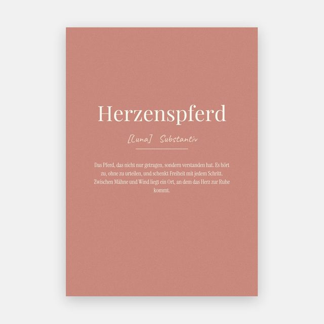 Herzenspferd (Definition) – Motiv