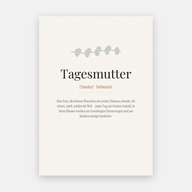 Tagesmutter (Definition) – Motiv