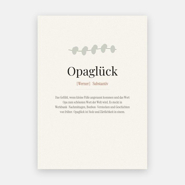 Opaglück (Definition) – Motiv