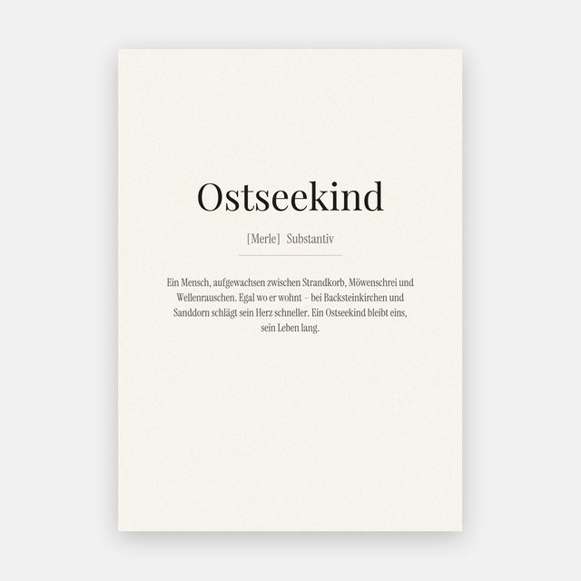 Ostseekind (Definition) – Motiv