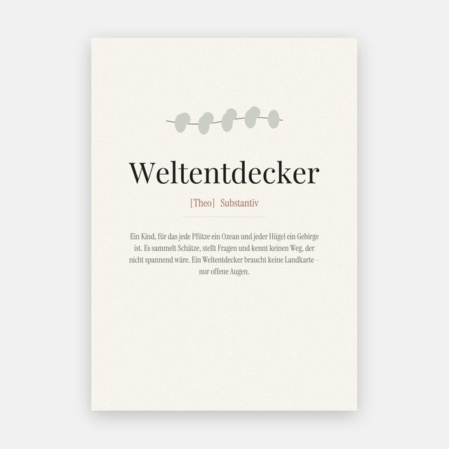 Weltentdecker (Definition) – Motiv